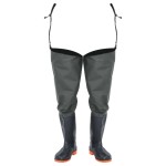 vidaXL Cizme lungi pescărești, verde închis, mărimea 44 vidaXL Cizme lungi pescărești, verde închis, mărimea 44