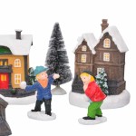 vidaXL Decorațiune de Crăciun pentru Masă Multicolour Rășină