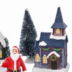 vidaXL Decorațiune de Crăciun pentru Masă Multicolour Rășină