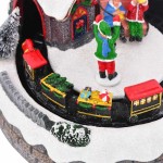 vidaXL Decor de Crăciun pentru masă Multicolour 16 x 16 x 19 cm Rășină