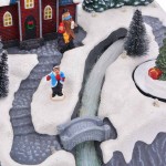 vidaXL Decorațiune sat de Crăciun Multicolour 20.5 x 17 x 21 cm