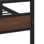 vidaXL Cadru de pat fără saltea, cu tăblie de cap/picioare, 75x190 cm