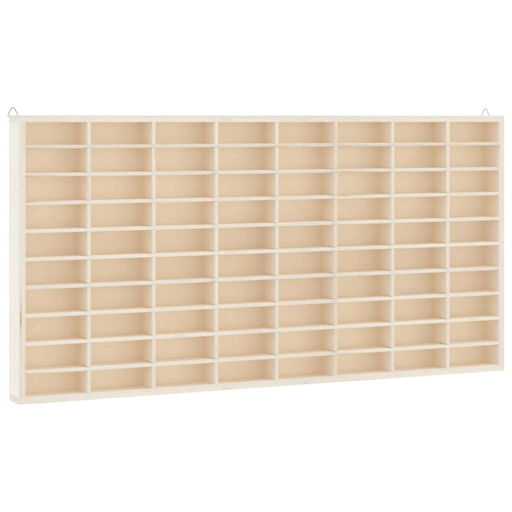 vidaXL Vitrina de colecție din lemn cu 80 de compartimente