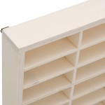vidaXL Vitrina de colecție din lemn cu 80 de compartimente vidaXL Vitrina de colecție din lemn cu 80 de compartimente