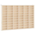 vidaXL Vitrina de colecție din lemn cu 60 de compartimente vidaXL Vitrina de colecție din lemn cu 60 de compartimente
