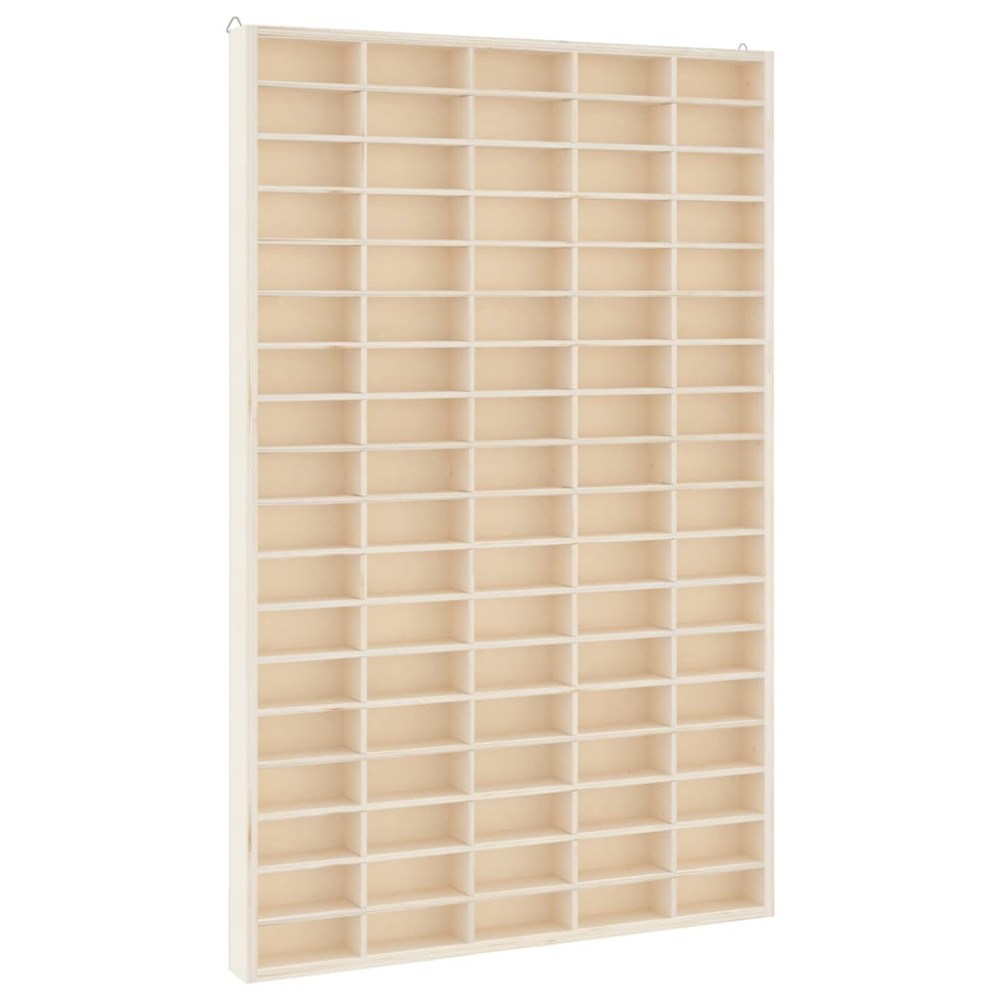 vidaXL Vitrina de colecție din lemn cu 90 de compartimente