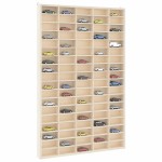 vidaXL Vitrina de colecție din lemn cu 90 de compartimente vidaXL Vitrina de colecție din lemn cu 90 de compartimente