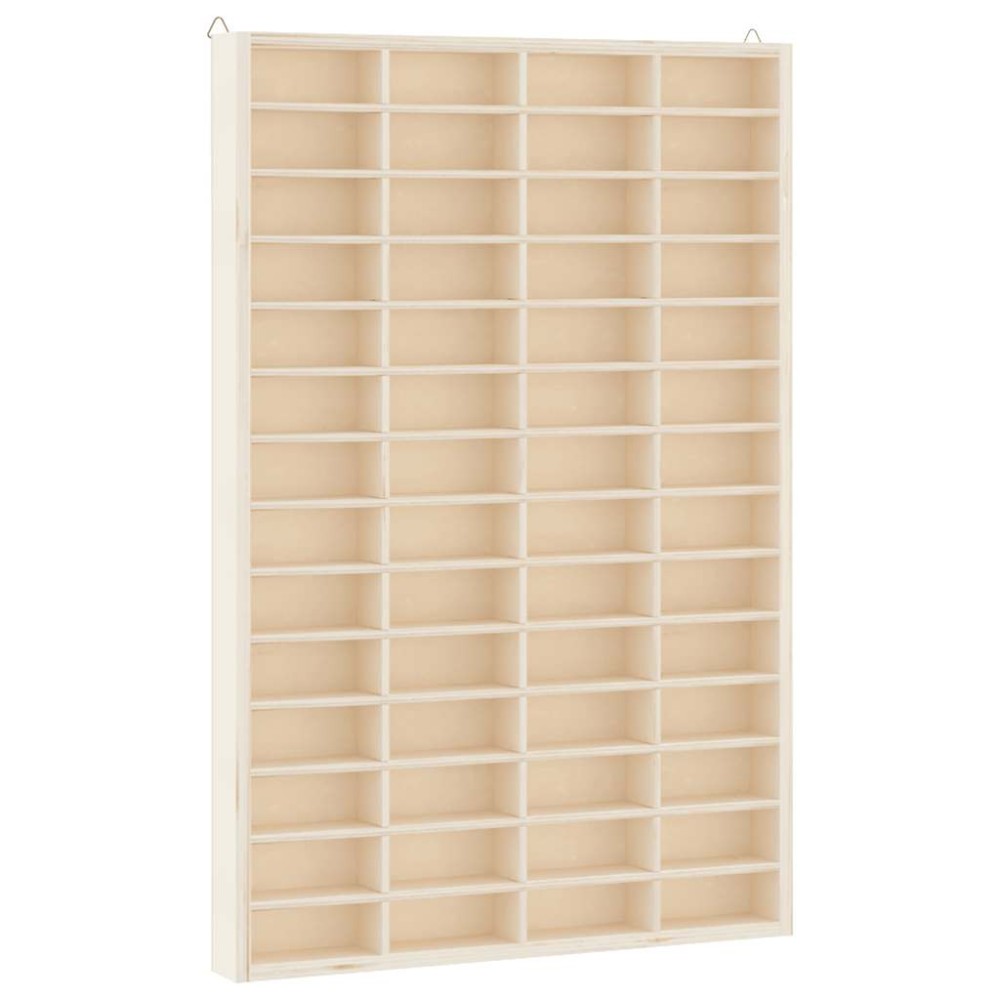vidaXL Vitrina de colecție din lemn cu 56 de compartimente