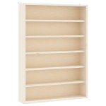 vidaXL Vitrina de colecție din lemn cu 6 rafturi 40x8,5x55 cm