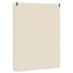 vidaXL Vitrina de colecție din lemn cu 6 rafturi 40x8,5x55 cm