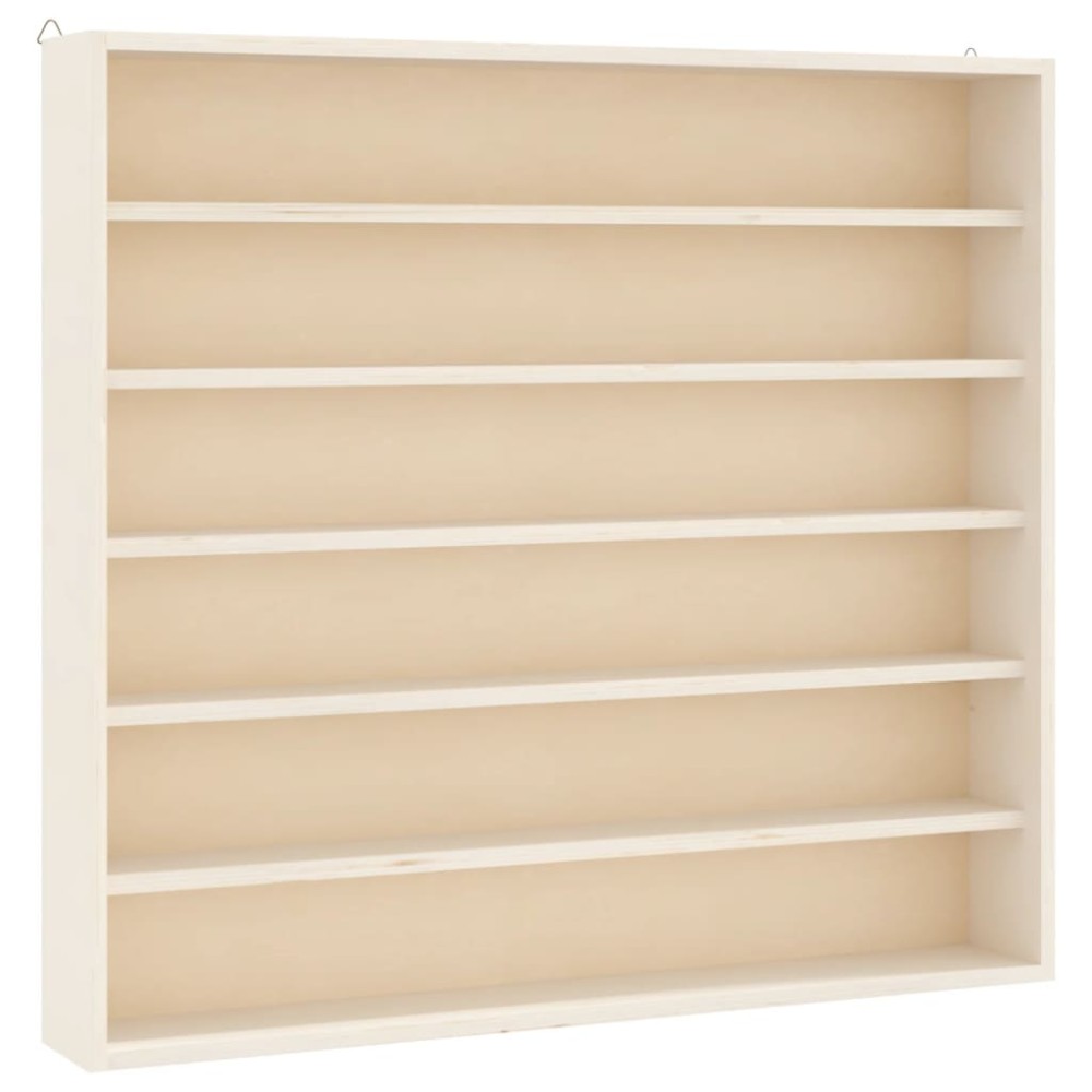 vidaXL Vitrina de colecție din lemn cu 6 rafturi 60x8,5x55 cm