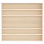 vidaXL Vitrina de colecție din lemn cu 6 rafturi 60x8,5x55 cm