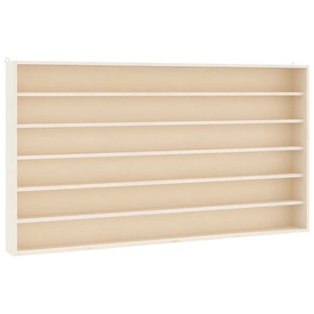 vidaXL Vitrina de colecție din lemn cu 6 rafturi 80x8,5x55 cm