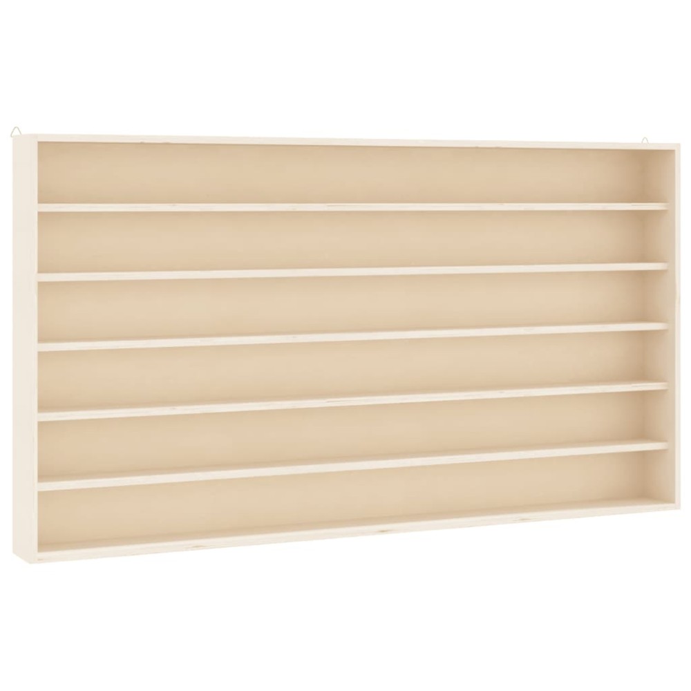 vidaXL Vitrina de colecție din lemn cu 6 rafturi 100x8,5x55 cm