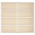 vidaXL Vitrina de colecție din lemn cu uși 40x8,5x37 cm