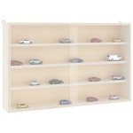 vidaXL Vitrina de colecție din lemn cu uși 60x8,5x37 cm vidaXL Vitrina de colecție din lemn cu uși 60x8,5x37 cm