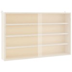 vidaXL Vitrina de colecție din lemn cu uși 60x8,5x37 cm vidaXL Vitrina de colecție din lemn cu uși 60x8,5x37 cm