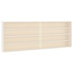 vidaXL Vitrina de colecție din lemn cu uși 100x8,5x37 cm