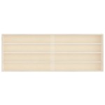 vidaXL Vitrina de colecție din lemn cu uși 100x8,5x37 cm