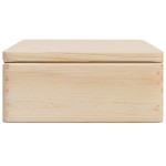vidaXL Cutie din lemn cu capac 40x30x13 cm din lemn masiv de pin