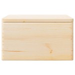 vidaXL Cutie din lemn cu capac 40x30x23 cm din lemn masiv de pin vidaXL Cutie din lemn cu capac 40x30x23 cm din lemn masiv de pin