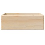 vidaXL Cutie din lemn cu mânere 40x30x13 cm din lemn masiv de pin vidaXL Cutie din lemn cu mânere 40x30x13 cm din lemn masiv de pin