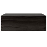vidaXL Cutie din lemn cu capac negru 40x30x13 cm lemn masiv de pin vidaXL Cutie din lemn cu capac negru 40x30x13 cm lemn masiv de pin