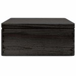 vidaXL Cutie din lemn cu capac negru 40x30x13 cm lemn masiv de pin vidaXL Cutie din lemn cu capac negru 40x30x13 cm lemn masiv de pin