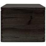 vidaXL Cutie din lemn cu capac negru 40x30x23 cm lemn masiv de pin vidaXL Cutie din lemn cu capac negru 40x30x23 cm lemn masiv de pin