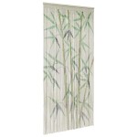 vidaXL Perdele pentru ușă cu insecte imprimeu bambus 90x220 cm bambus vidaXL Perdele pentru ușă cu insecte imprimeu bambus 90x220 cm bambus