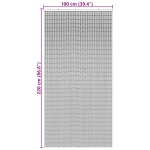 vidaXL Perdele pentru ușă cu insecte imprimeu bambus 100x220 cm bambus vidaXL Perdele pentru ușă cu insecte imprimeu bambus 100x220 cm bambus