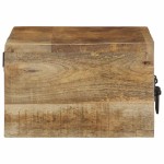 vidaXL Dulap TV montat pe perete 60x30x19 cm, lemn masiv de mango brut