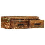 vidaXL Dulap TV montat pe perete 60x30x19 cm, lemn masiv reciclat