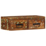 vidaXL Dulap TV montat pe perete 60x30x19 cm, lemn masiv reciclat