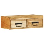 vidaXL Dulap TV montat pe perete 60x30x19 cm, lemn masiv de acacia
