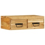 vidaXL Dulap TV montat pe perete 60x30x19 cm, lemn masiv de acacia