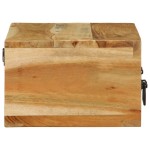 vidaXL Dulap TV montat pe perete 60x30x19 cm, lemn masiv de acacia