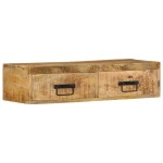 vidaXL Dulap TV montat pe perete 80x30x19 cm, lemn masiv de mango brut vidaXL Dulap TV montat pe perete 80x30x19 cm, lemn masiv de mango brut