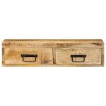 vidaXL Dulap TV montat pe perete 80x30x19 cm, lemn masiv de mango brut vidaXL Dulap TV montat pe perete 80x30x19 cm, lemn masiv de mango brut