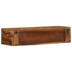 vidaXL Dulap TV montat pe perete 80x30x19 cm, lemn masiv reciclat