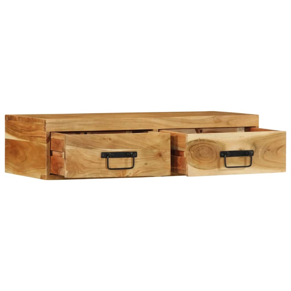 vidaXL Dulap TV montat pe perete 80x30x19 cm, lemn masiv reciclat