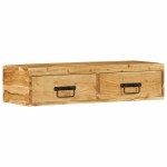 vidaXL Dulap TV montat pe perete 80x30x19 cm, lemn masiv reciclat