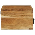 vidaXL Dulap TV montat pe perete 80x30x19 cm, lemn masiv reciclat