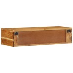 vidaXL Dulap TV montat pe perete 80x30x19 cm, lemn masiv reciclat