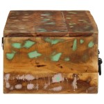 vidaXL Dulap TV montat pe perete 100x30x19 cm, lemn masiv reciclat