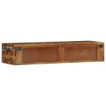 vidaXL Dulap TV montat pe perete 100x30x19 cm, lemn masiv reciclat