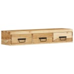 vidaXL Dulap TV montat pe perete 100x30x19 cm, lemn masiv reciclat
