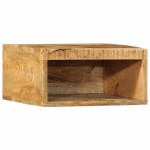 vidaXL Dulap TV montat pe perete 40x30x19 cm, lemn masiv de mango brut