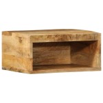 vidaXL Dulap TV montat pe perete 40x30x19 cm, lemn masiv de mango brut