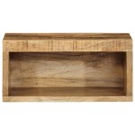 vidaXL Dulap TV montat pe perete 40x30x19 cm, lemn masiv de mango brut